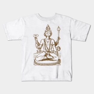 Vishnu Indian Deity - God Kids T-Shirt